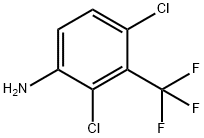 2,4-Dichloro-3-trifluoromethyl-phenylamine Structure