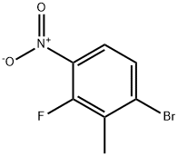 1-bromo-3-fluoro-2-methyl-4-nitrobenzene 구조식 이미지