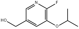 (6-Fluoro-5-isopropoxypyridin-3-yl)methanol 구조식 이미지