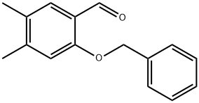 2-Benzyloxy-4,5-dimethylbenzaldehyde 구조식 이미지