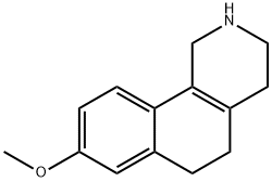 Benz[h]isoquinoline, 1,2,3,4,5,6-hexahydro-8-methoxy- Structure