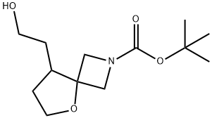 Tert-Butyl 8-(2-Hydroxyethyl)-5-Oxa-2-Azaspiro[3.4]Octane-2-Carboxylate Structure