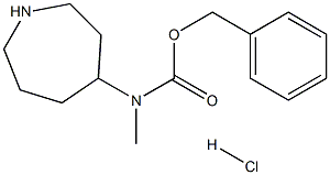 benzyl azepan-4-ylmethylcarbamate hydrochloride Structure