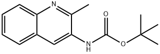 tert-Butyl (2-methylquinolin-3-yl)carbamate 구조식 이미지