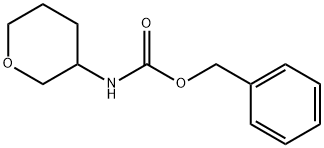 benzyl (tetrahydro-2H-pyran-3-yl)carbamate 구조식 이미지