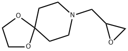 8-[(oxiran-2-yl)methyl]-1,4-dioxa-8-azaspiro[4.5]decane Structure