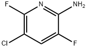 2-PYRIDINAMINE, 5-CHLORO-3,6-DIFLUORO- 구조식 이미지