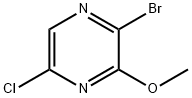 2-Bromo-5-chloro-3-methoxypyrazine Structure