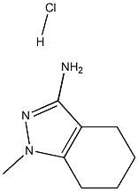 1-methyl-4,5,6,7-tetrahydro-1H-indazol-3-amine hydrochloride Structure