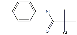 Propanamide,2-chloro-2-methyl-N-(4-methylphenyl)- Structure