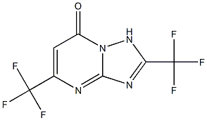 [1,2,4]Triazolo[1,5-a]pyrimidin-7(1H)-one, 2,5-bis(trifluoromethyl)- Structure