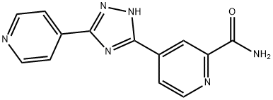 4-(5-(pyridin-4-yl)-1H-1,2,4-triazol-3-yl)picolinamide 구조식 이미지