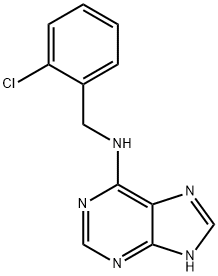 1H-Purin-6-amine, N-[(2-chlorophenyl)methyl]- Structure