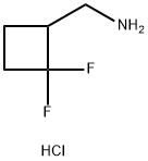 (2,2-difluorocyclobutyl)methanamine hydrochloride Structure