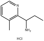 1-(3-Methylpyridin-2-yl)propan-1-amine dihydrochloride Structure