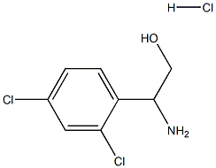 2-AMINO-2-(2,4-DICHLOROPHENYL)ETHAN-1-OL HYDROCHLORIDE Structure