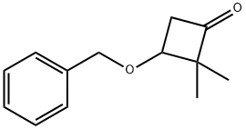 3-(BENZYLOXY)-2,2-DIMETHYLCYCLOBUTAN-1-ONE Structure