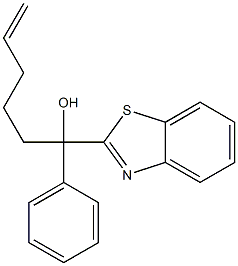 1-(benzo[d]thiazol-2-yl)-1-phenylhex-5-en-1-ol Structure