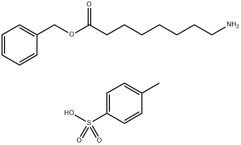 8-Aminooctanoic acid benzyl ester p-Toluenesulphonic acid 구조식 이미지