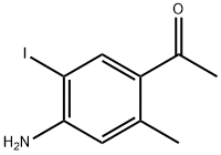 1-(4-Amino-5-iodo-2-methyl-phenyl)-ethanone Structure