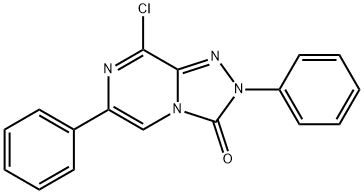 8-chloro-2,6-diphenyl-[1,2,4]triazolo[4,3-a]pyrazin-3(2H)-one Structure