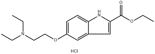 ethyl 5-(2-(diethylamino)ethoxy)-1H-indole-2-carboxylate Structure