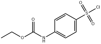 Carbamic acid,N-[4-(chlorosulfonyl)phenyl]-, ethyl ester Structure