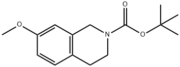tert-Butyl 7-methoxy-3,4-dihydroisoquinoline-2(1H)-carboxylate 구조식 이미지