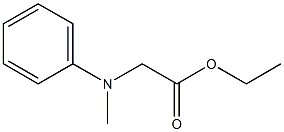 Glycine,N-methyl-N-phenyl-, ethyl ester 구조식 이미지