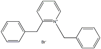 Pyridinium, 1,2-bis(phenylmethyl)-, bromide Structure