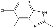 6-Chloro-2,7-dimethyl-3H-imidazo[4,5-b]pyridine Structure