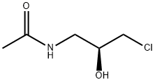 (S)-N-(3-Chloro-2-hydroxypropyl)acetamide 구조식 이미지