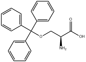 L-Serine,O-(triphenylmethyl)- Structure