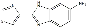 1H-Benzimidazol-6-amine,2-(4-thiazolyl)- 구조식 이미지