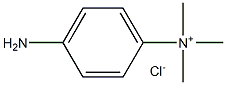 Benzenaminium, 4-amino-N,N,N-trimethyl-, chloride Structure