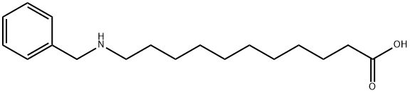 11-[(phenylmethyl)amino]- Undecanoic acid 구조식 이미지