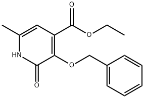 3-Benzyloxy-6-methyl-2-oxo-1,2-dihydro-pyridine-4-carboxylic acid ethyl ester Structure