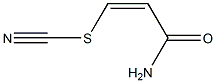 Thiocyanic acid,3-amino-3-oxo-1-propenyl ester, (Z)- (9CI) 구조식 이미지