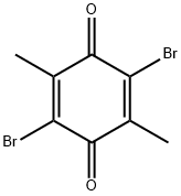 2,5-Cyclohexadiene-1,4-dione,2,5-dibromo-3,6-dimethyl- Structure