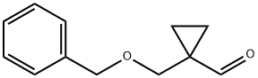 1-((benzyloxy)methyl)cyclopropane-1-carbaldehyde Structure