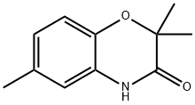 2,2,6-trimethyl-2H-1,4-benzoxazin-3(4H)-one Structure