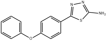 1,3,4-Thiadiazol-2-amine, 5-(4-phenoxyphenyl)- Structure