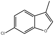 Benzofuran, 6-chloro-3-methyl- Structure