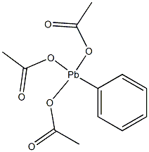 Plumbane,tris(acetyloxy)phenyl- Structure