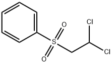 Benzene, [(2,2-dichloroethyl)sulfonyl]- Structure