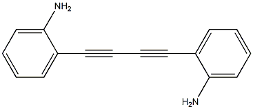 Benzenamine, 2,2'-(1,3-butadiyne-1,4-diyl)bis- Structure