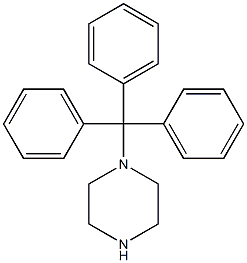 Piperazine, 1-(triphenylmethyl)- 구조식 이미지