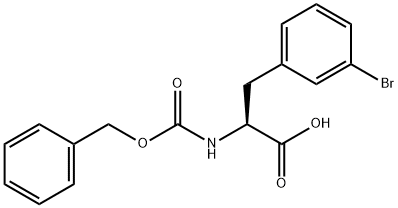 Phenylalanine,3-bromo-N-[(phenylmethoxy)carbonyl]- 구조식 이미지