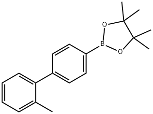 4,4,5,5-Tetramethyl-2-(2'-methyl-biphenyl-4-yl)-[1,3,2]dioxaborolane Structure