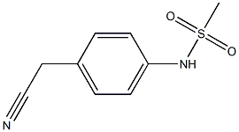 N-[4-(cyanomethyl)phenyl]methanesulfonamide Structure